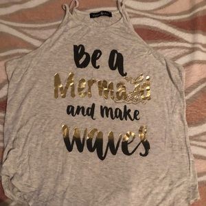 Be A Mermaid And Make Waves Tank Top